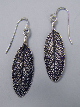 Sage Leaf Earrings